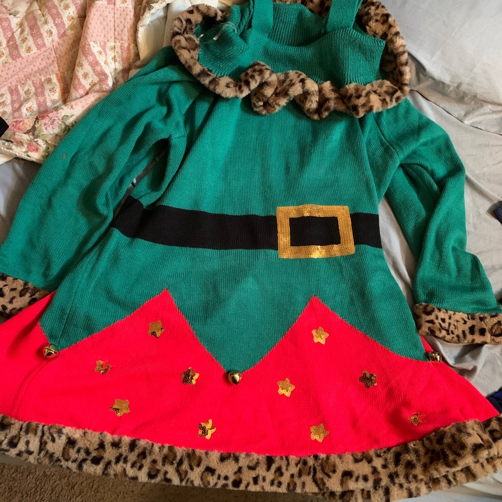 CHRISTMAS TUNIC DRESS BRAND NEW SIZE 4X 28/30